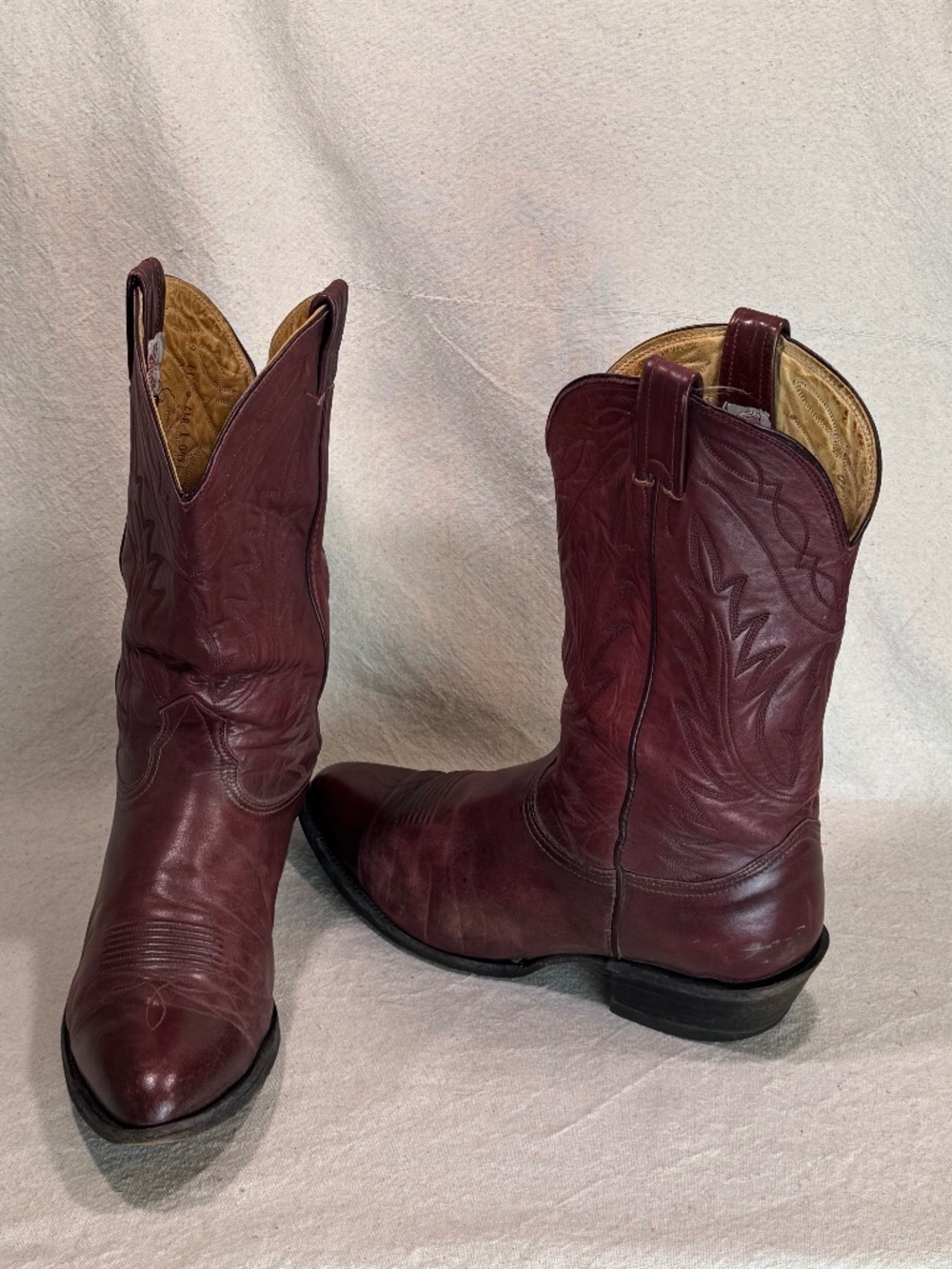 Vintage Nocona Cowboy Boots Mens Size 10E - Picture 8 of 16